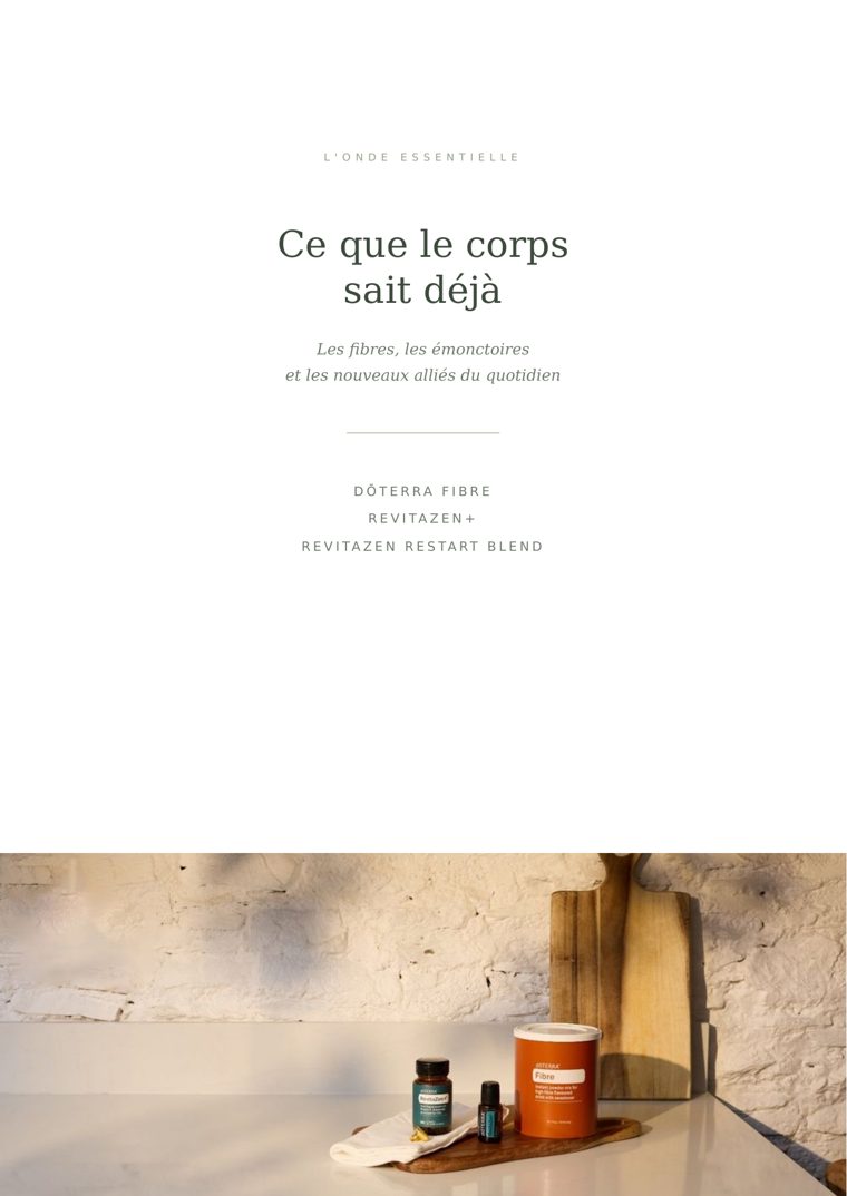 Carnet hors-série — Ce que le corps sait déjà